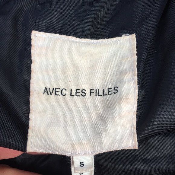 Avec les Filles oversized black puffer parka - size S - Picture 5 of 11